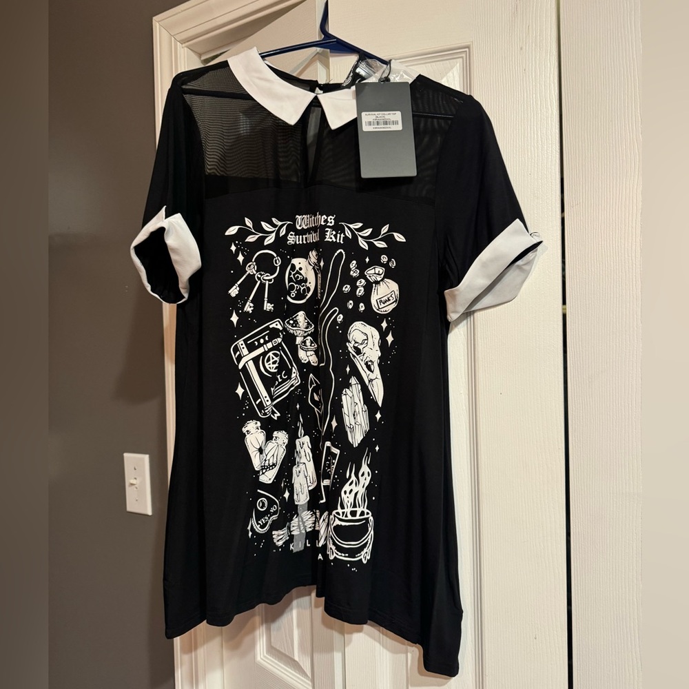 Killstar, Witches survival kit top, XXL